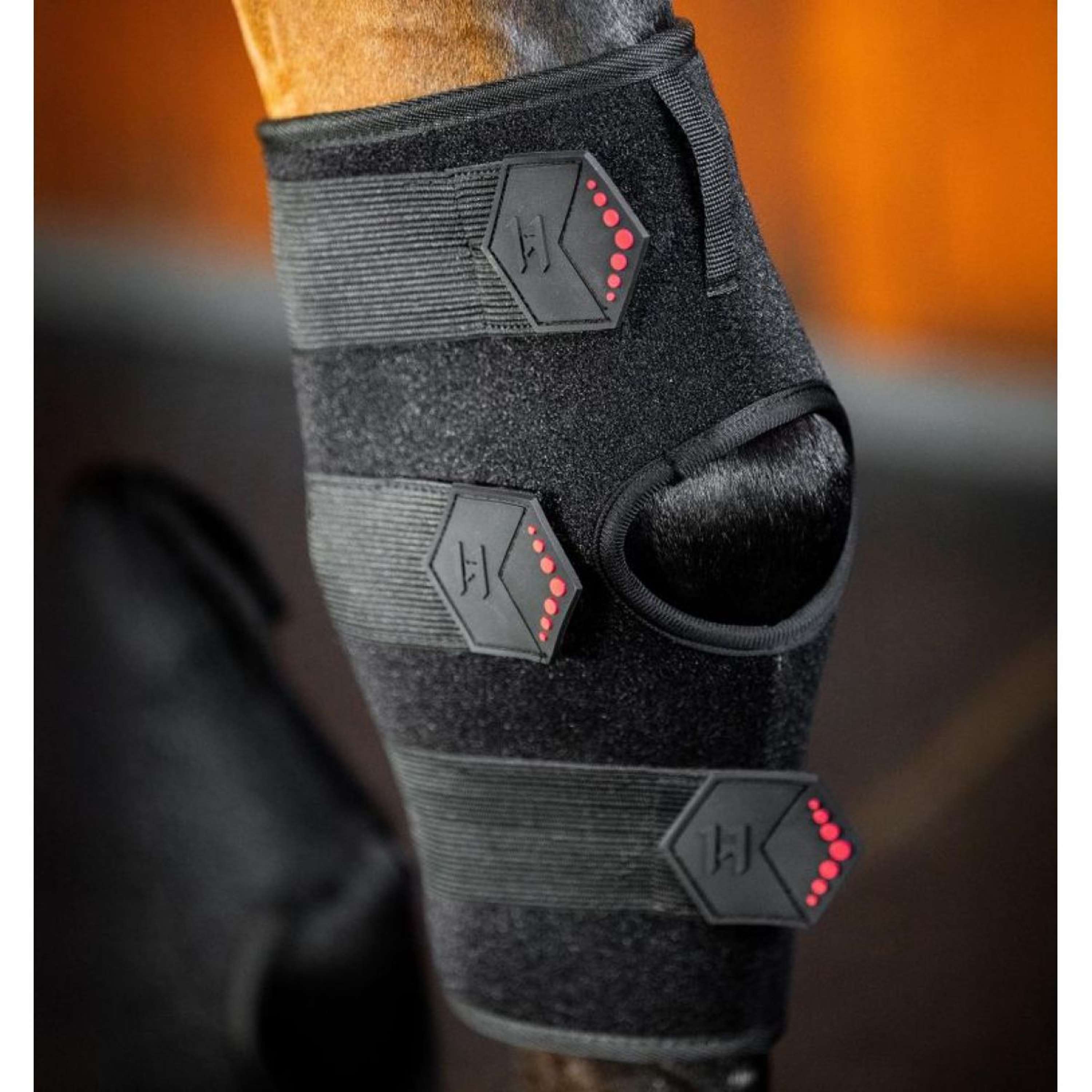 Horseware LED Red Light Therapy Right Hock Boot Black