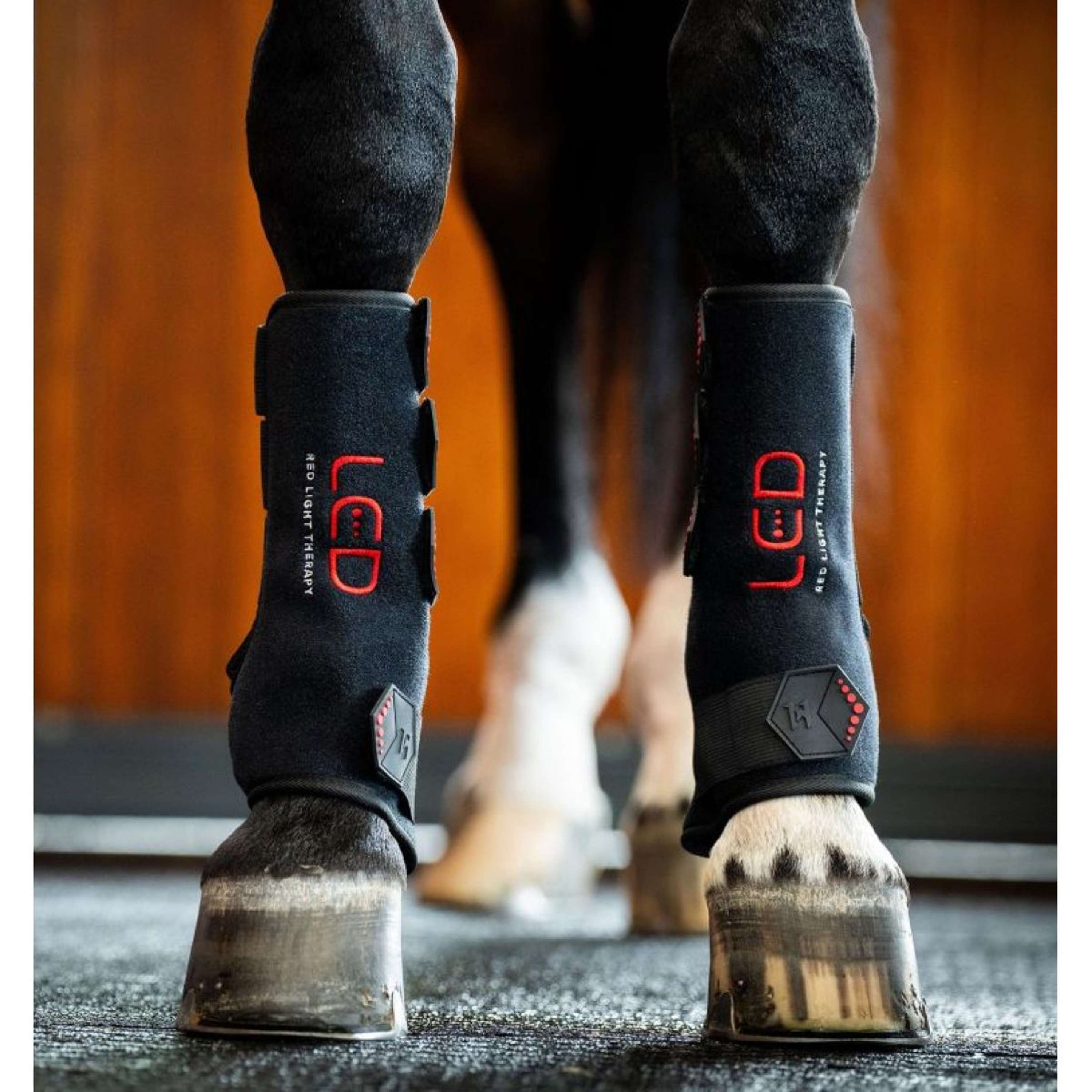 Horseware LED Red Light Therapy Left Leg Wrap Black