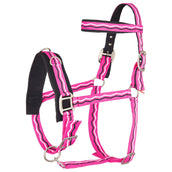 Imperial Riding Cavesson Nylon Neon Pink