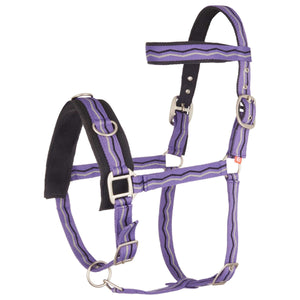 Imperial Riding Cavesson Nylon Royal Purple