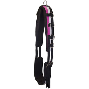 Imperial Riding Lunging Girth Deluxe Nylon Neon Pink