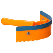 Imperial Riding Sweat Scraper Curved with Rubber Neon Orange