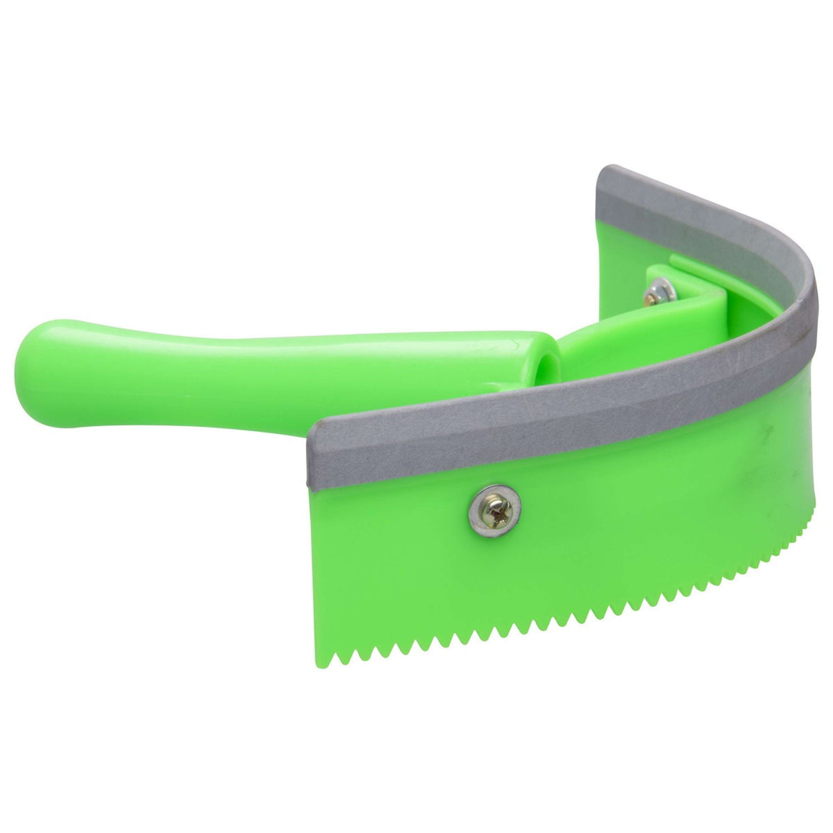 Imperial Riding Sweat Scraper Curved with Rubber Neon-Green