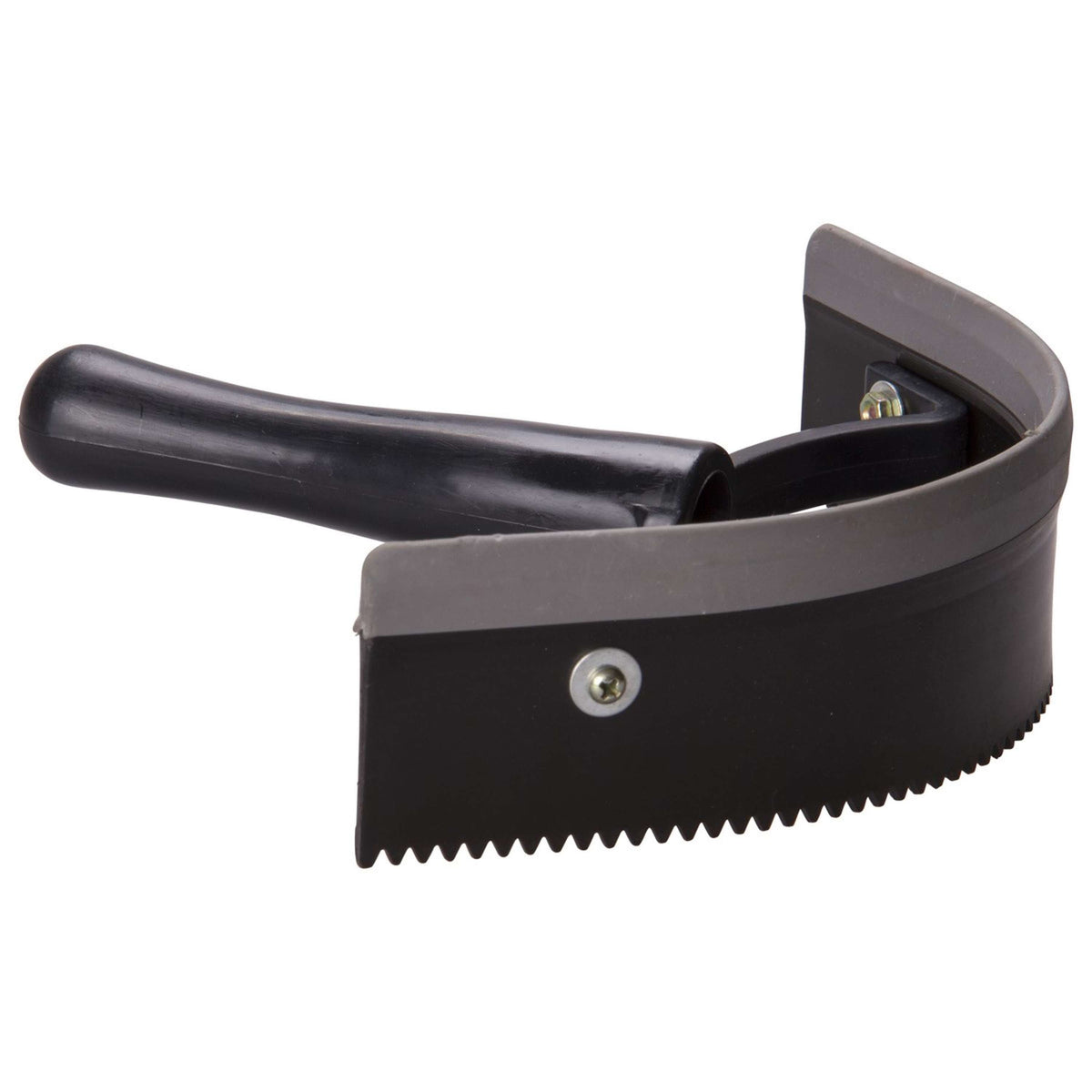 Imperial Riding Sweat Scraper Curved with Rubber Black