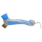 Imperial Riding Hoof Pick Scraper with Brush Blue Breeze