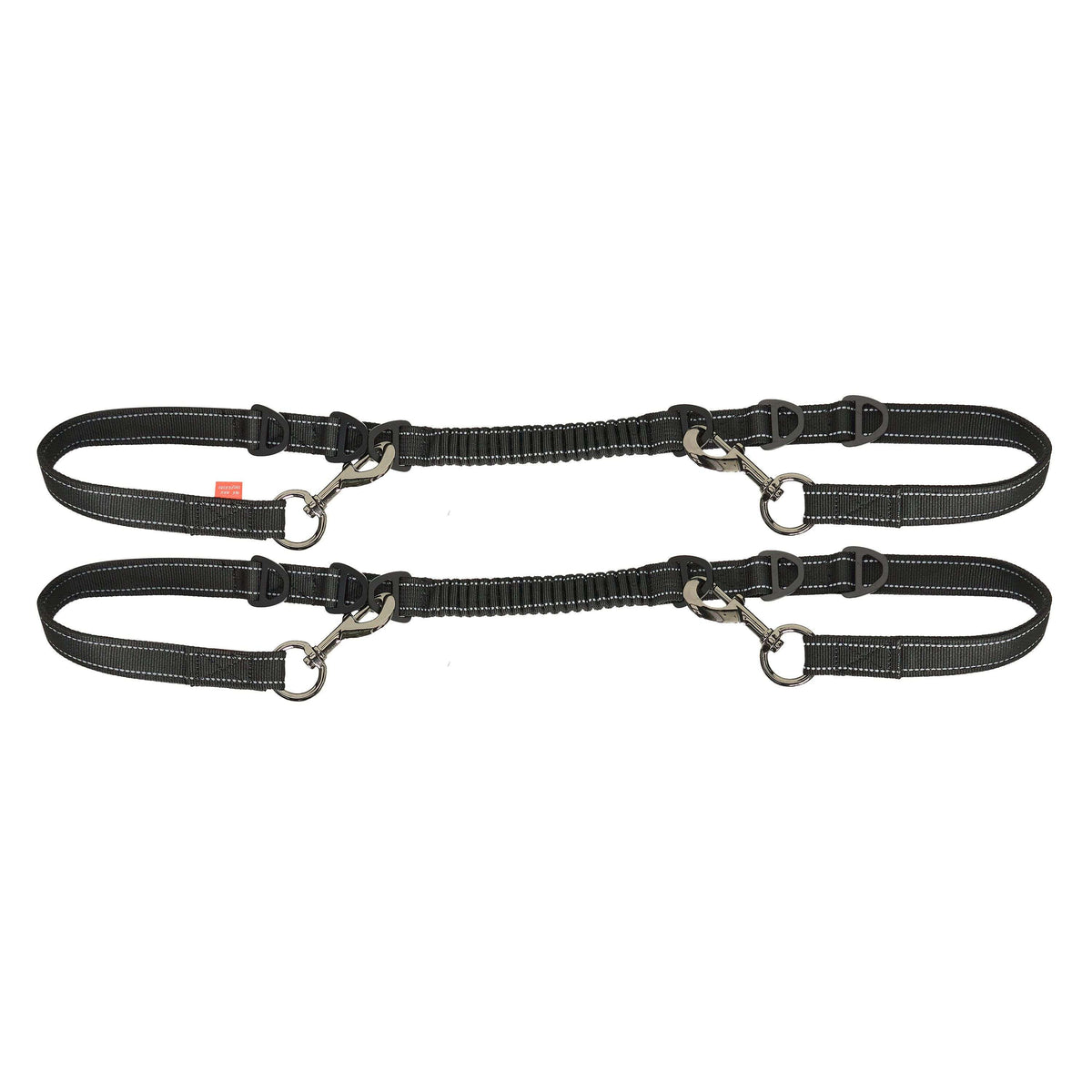 Imperial Riding Side Rein Flexi Black/Reflective