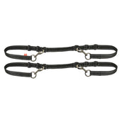 Imperial Riding Side Rein Flexi Black/Reflective