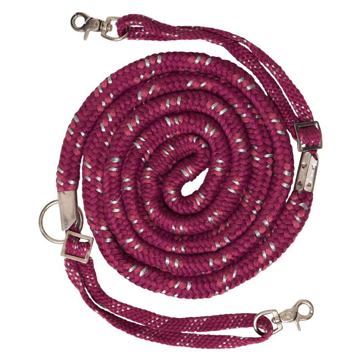 Imperial Riding Lunging Line Rose/Bordeaux