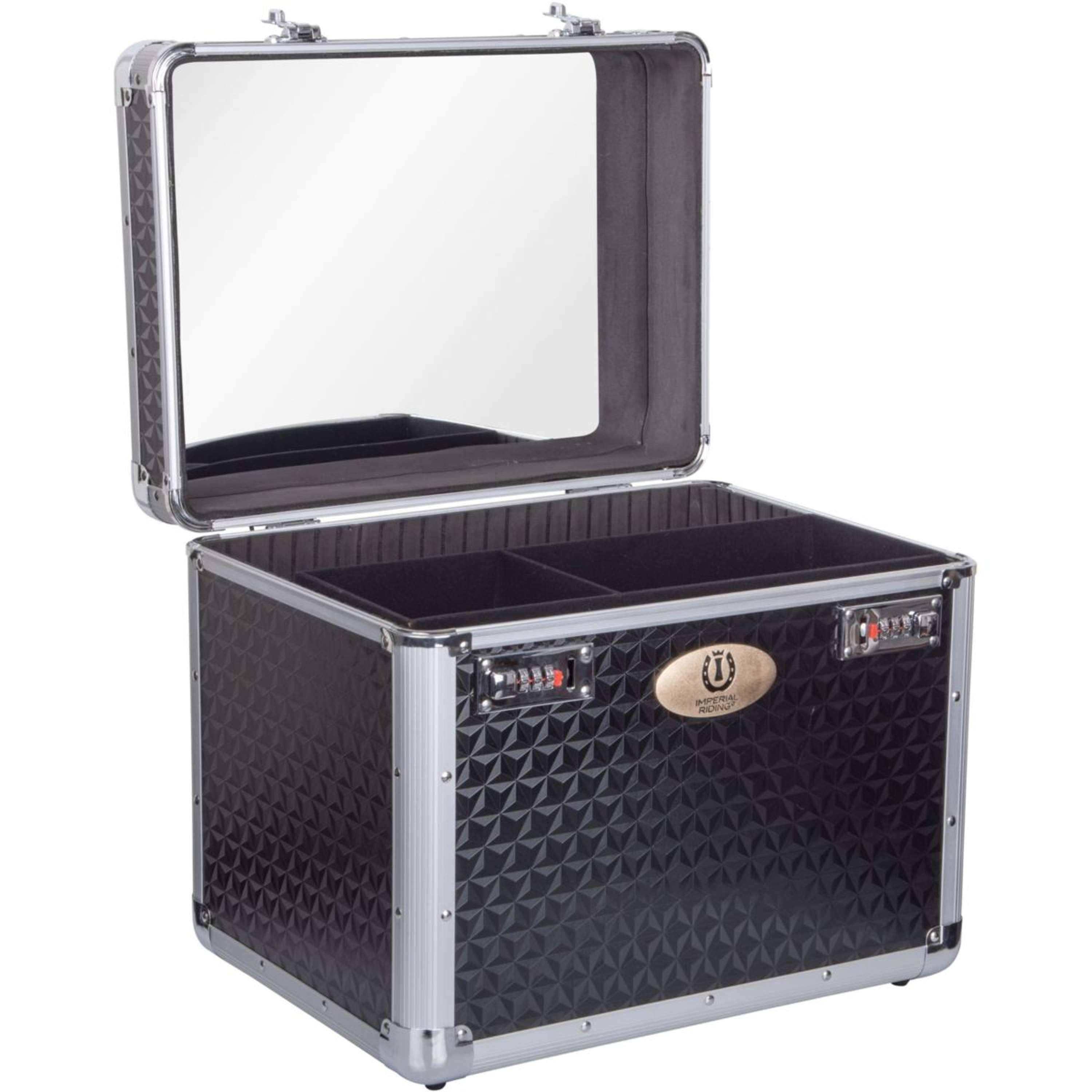 Imperial Riding Grooming Box Shiny Black Glitter