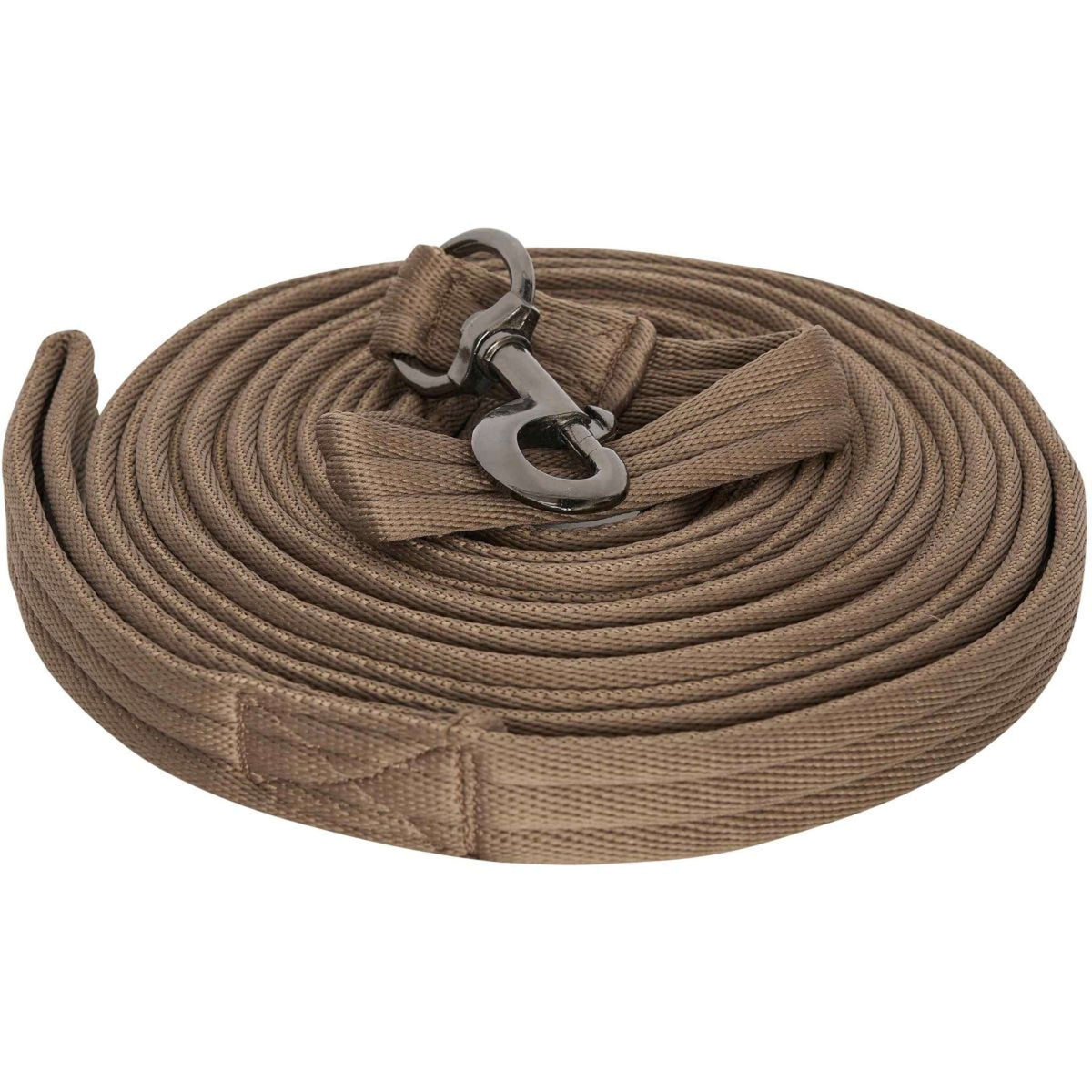 Imperial Riding Lunging Side Rope Soft Cushion Web Extra Cappuccino