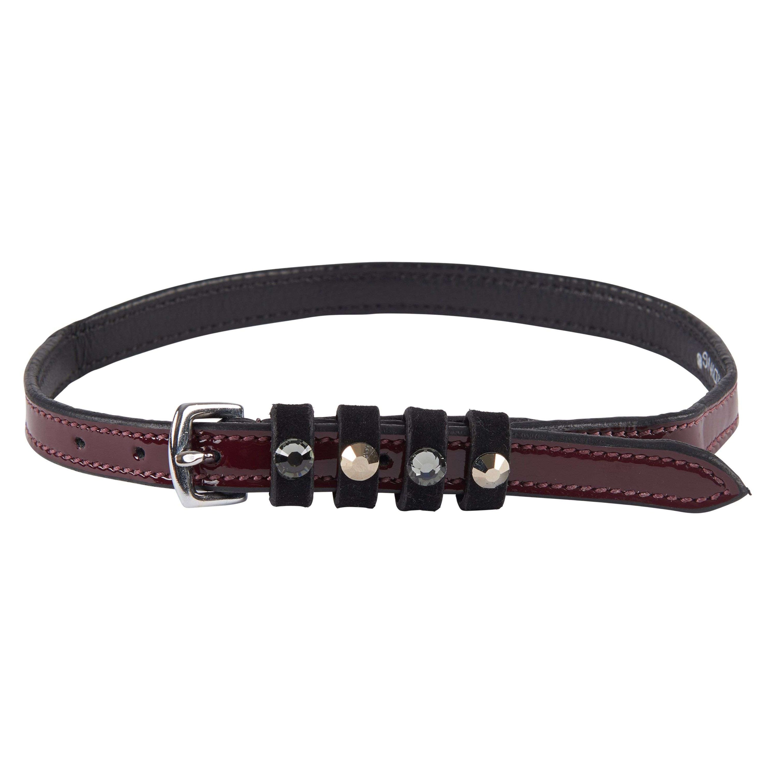 Imperial Riding Spur straps Pardouz Leather Bordeaux Lacquer