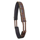 Imperial Riding Lunging Girth Deluxe Additional Nylon Multi Walnut