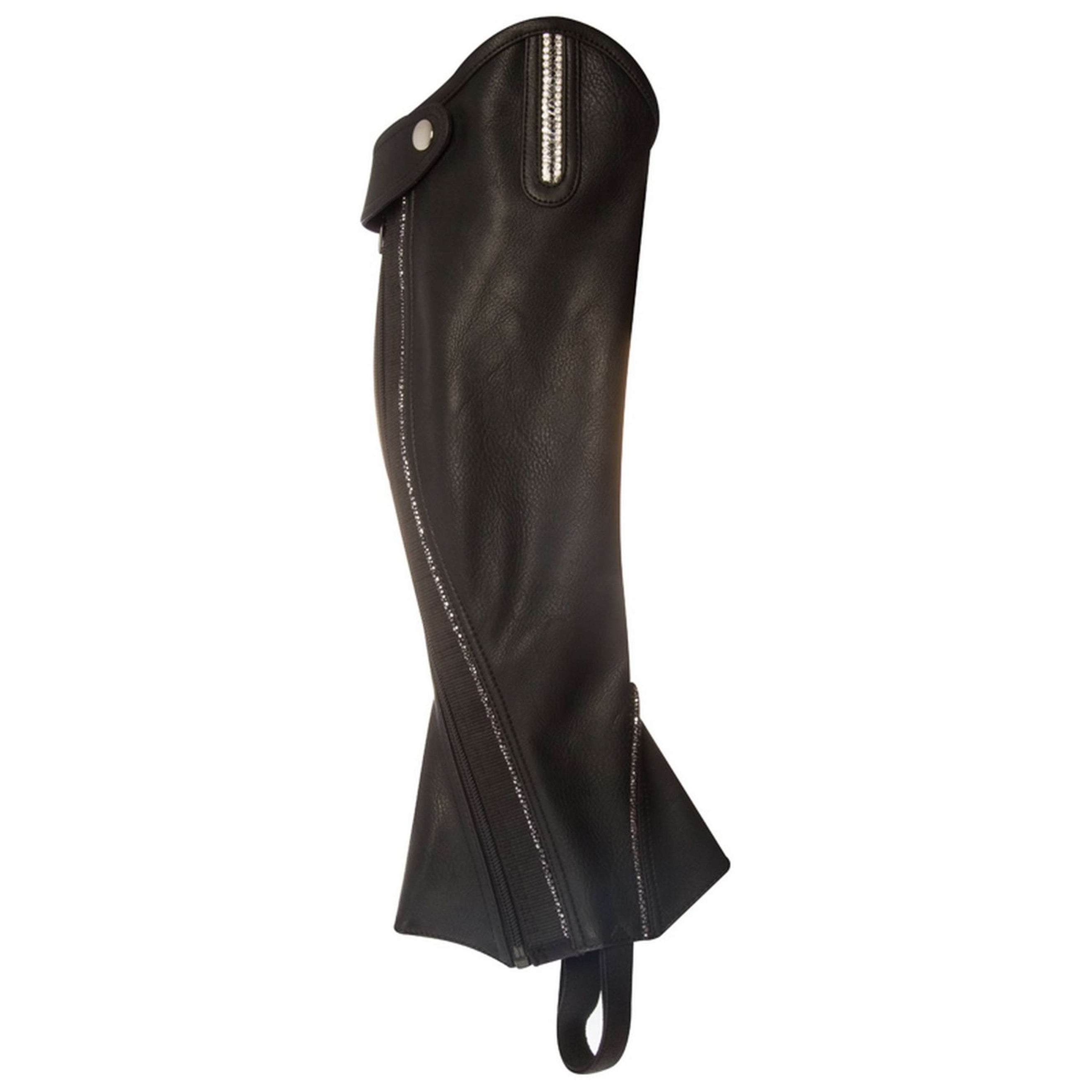 Imperial Riding Chaps Sparkling Synthetic Leather Sparkling Black/Silver