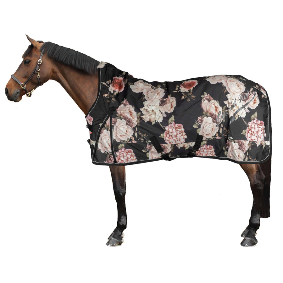 Imperial Riding Outdoor Rug IRHSuper-Dry 100gr Flower Print