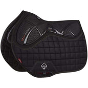 LeMieux Saddlepad X-Grip Twin Square EuroJump Black