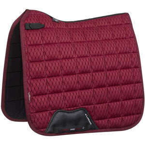 LeMieux Saddlepad Carbon Mesh Air Square Dressage Mulberry