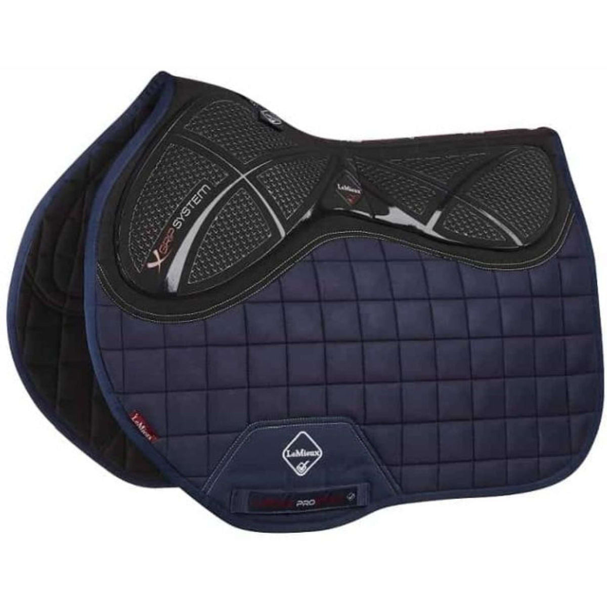 LeMieux Saddlepad X-Grip Square EuroJump Navy