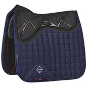 LeMieux Saddlepad X-Grip Twin Square Dressage Navy