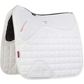 LeMieux Saddlepad X-Grip Twin Square Dressage White