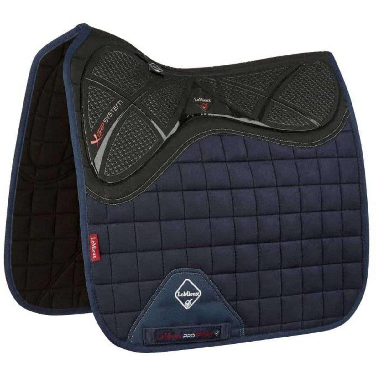 LeMieux Saddlepad X-Grip Square Dressage Navy