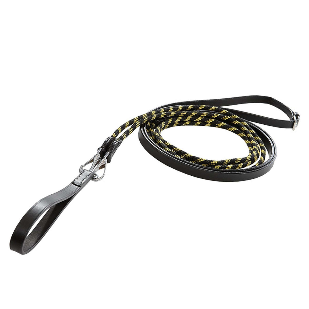 Kavalkade Draw Reins Leather Black