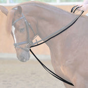 Kavalkade Draw Reins with Buckle Black