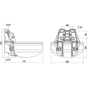 Kerbl Water Bowl Stainless Steel with Tube Valve