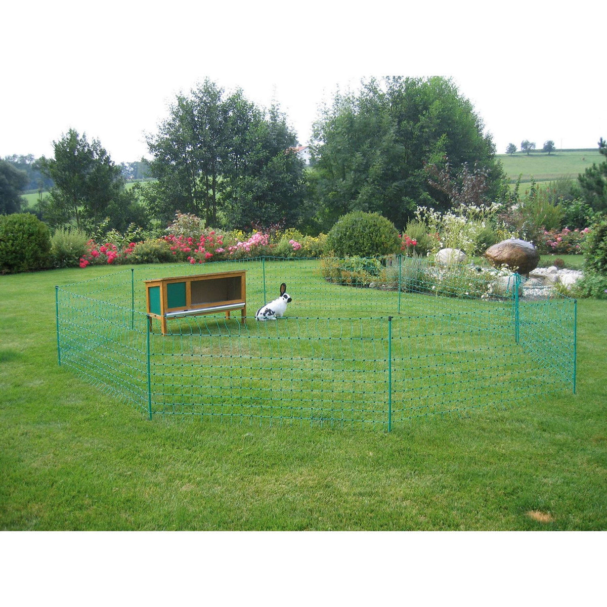 Kerbl Rabbit Netting Double Prong Green