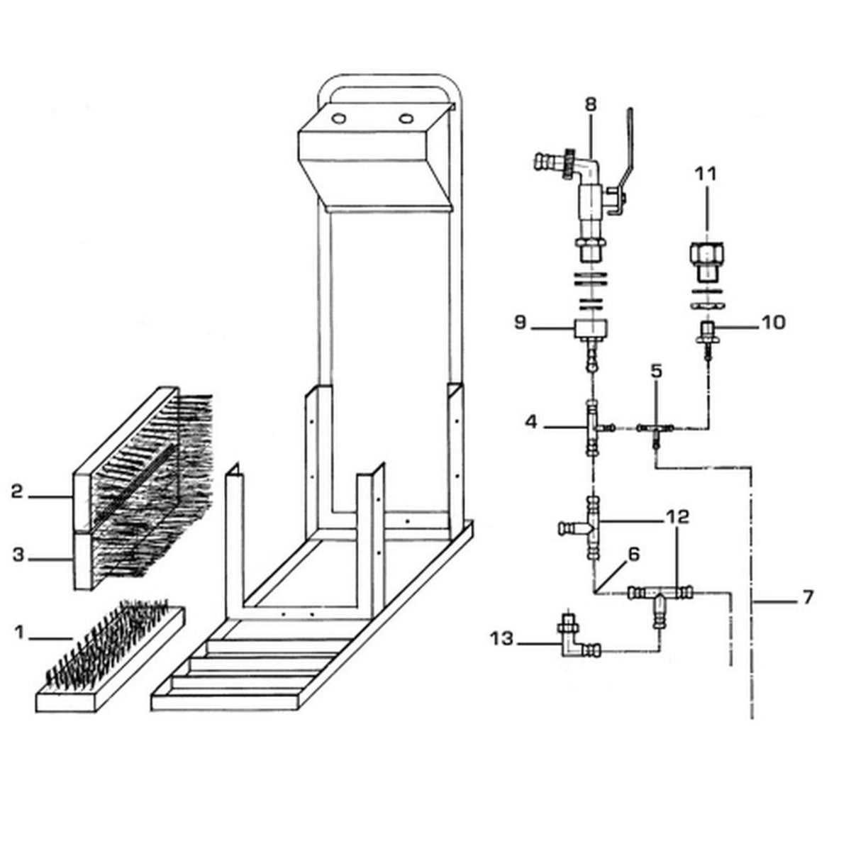 Kerbl Spare Bottom Brush