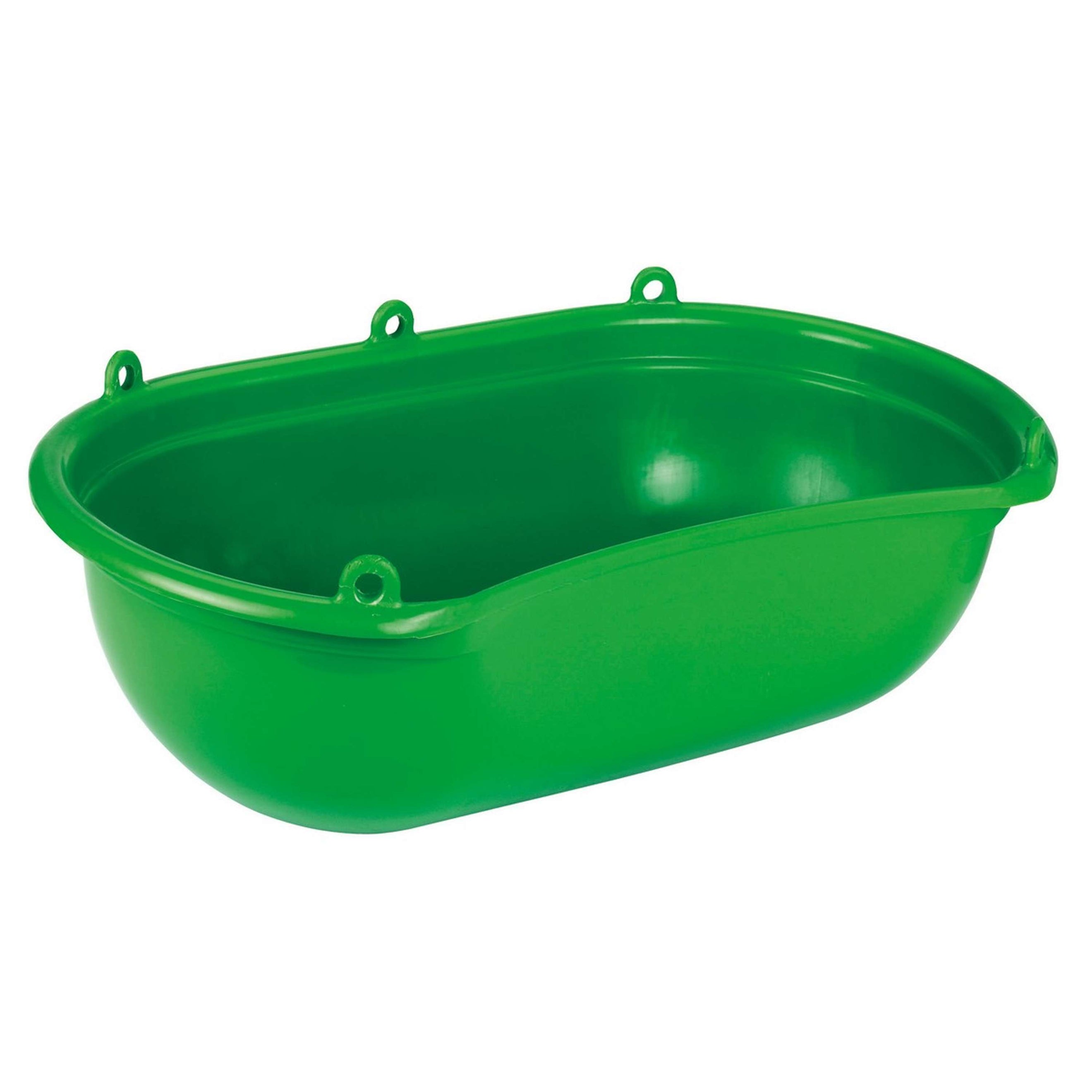 Kerbl Spreading Tub with Trough Green Green