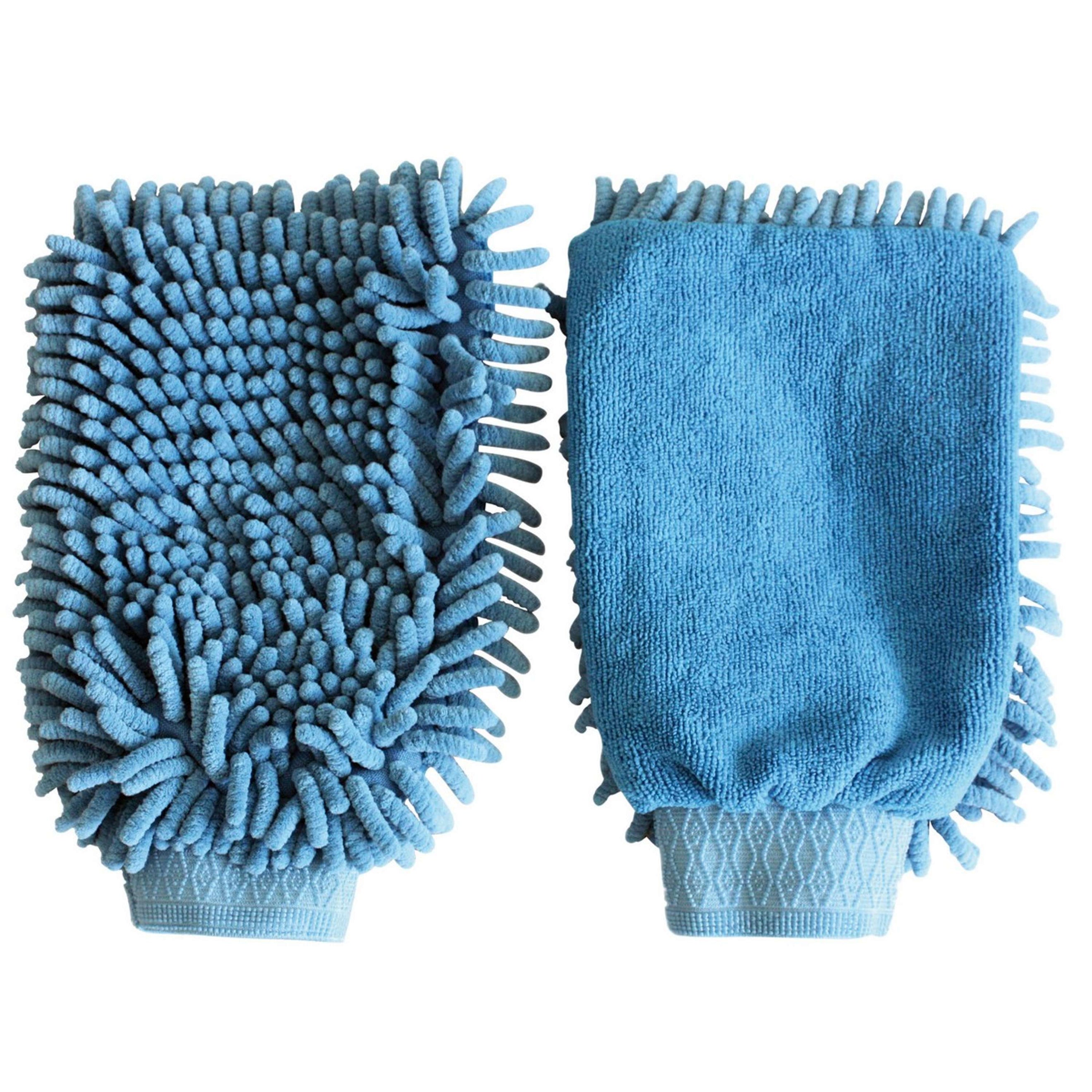 Kerbl Grooming Glove Micro Fiber Blue