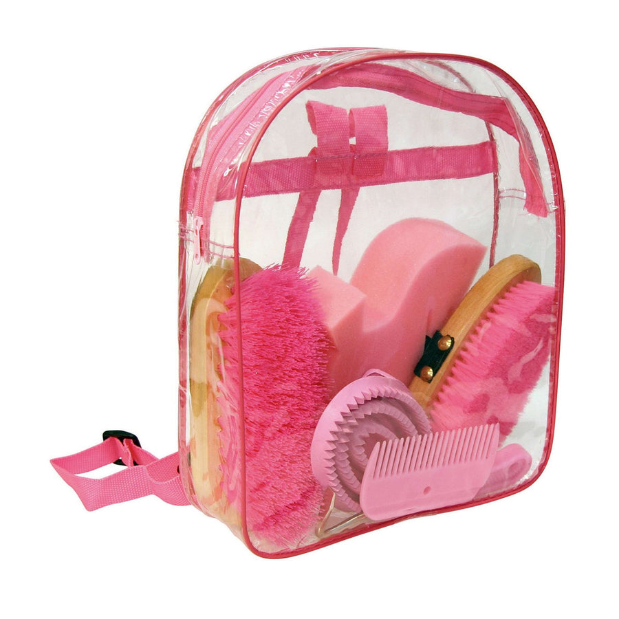 Kerbl Grooming Kit Backpack Pink