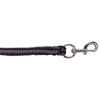Covalliero Lead Rope Hippo with Carabiner Black/Silver