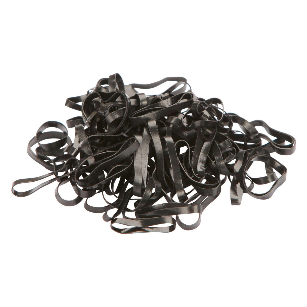 Kerbl Mane Elastic Silicon 500 pieces Black