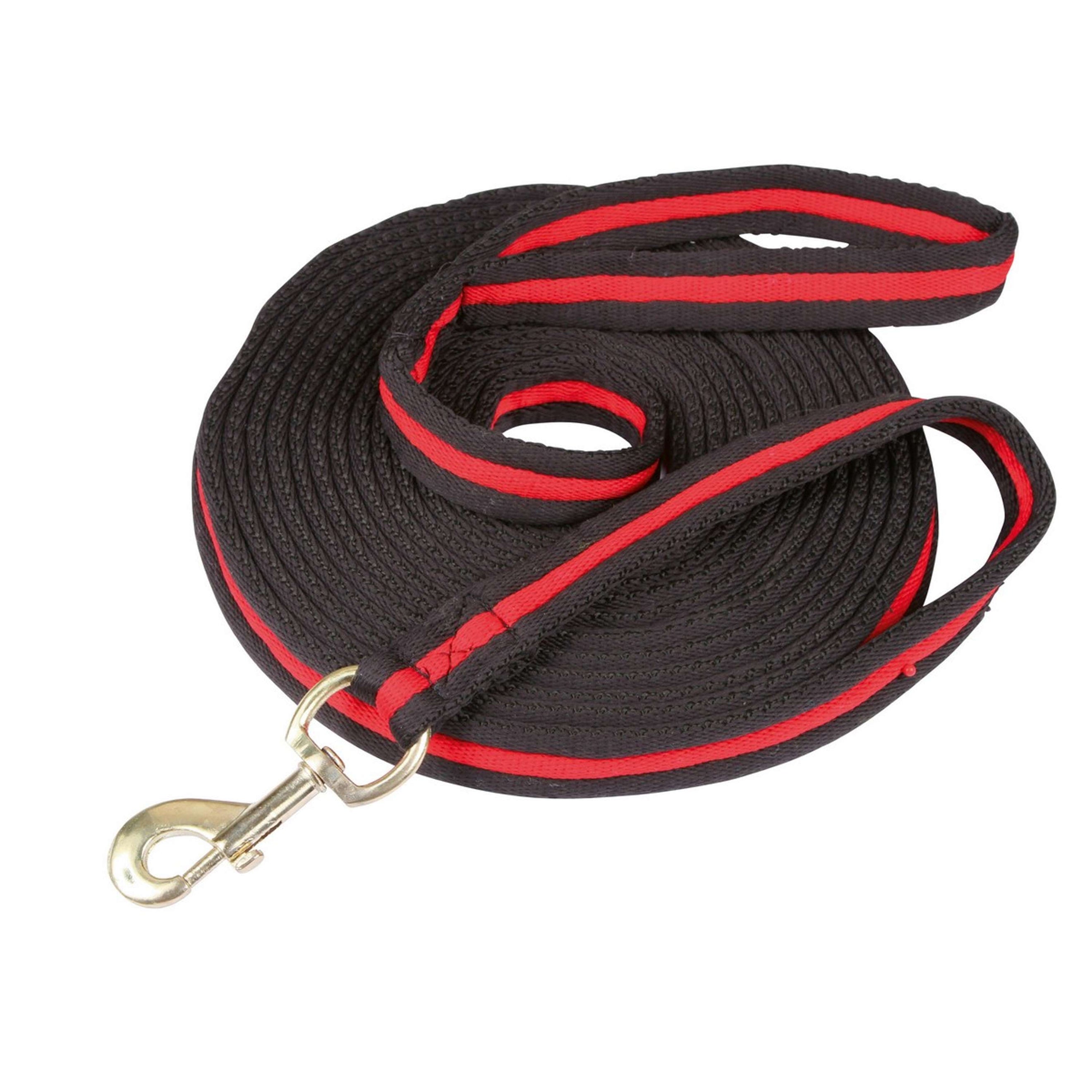 Kerbl Lunge Leash Softlonge Black/Red