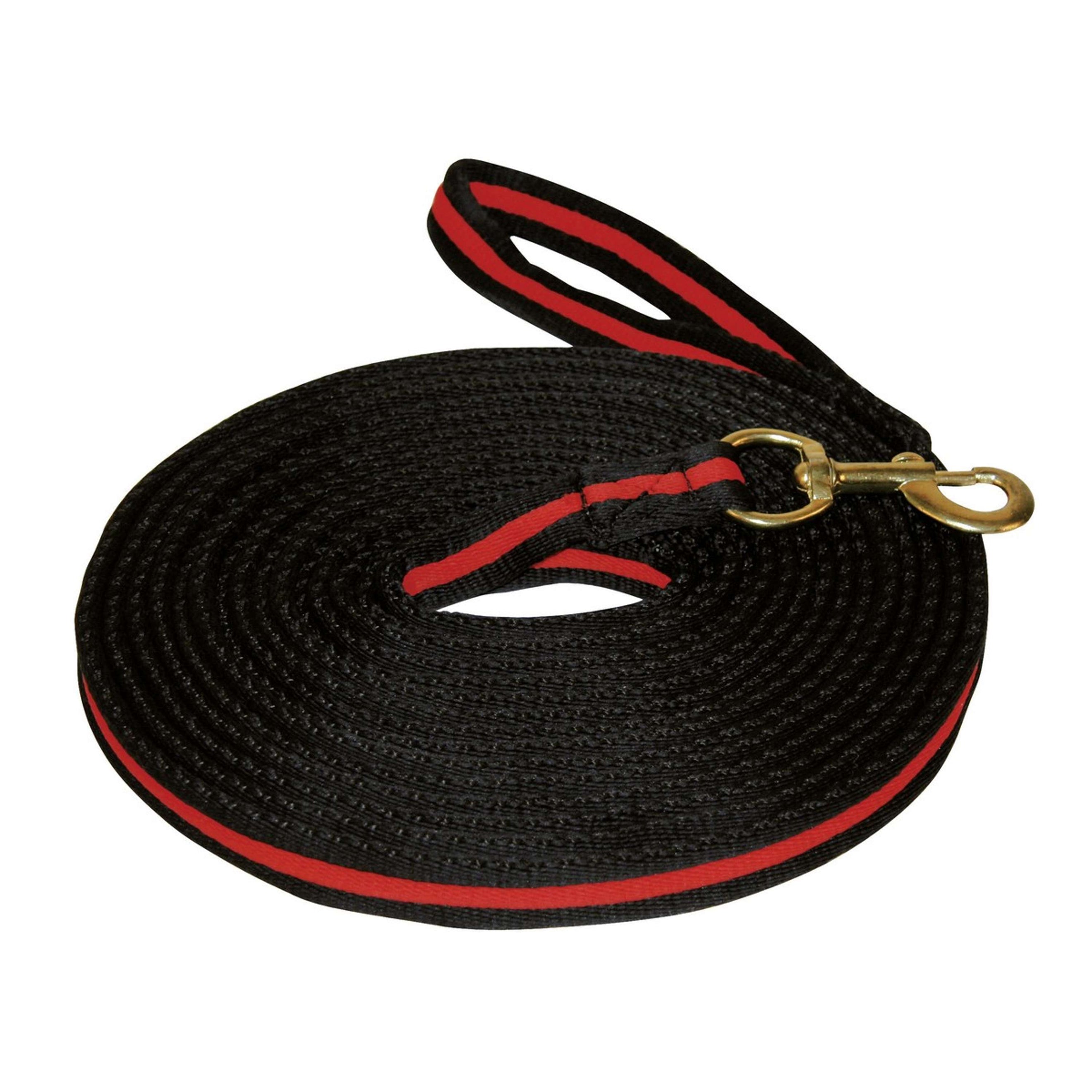 Kerbl Lunge Leash Softlonge Black/Red