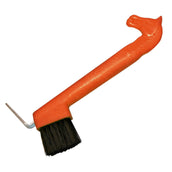 Kerbl Hoof Pick with Horse Head Orange