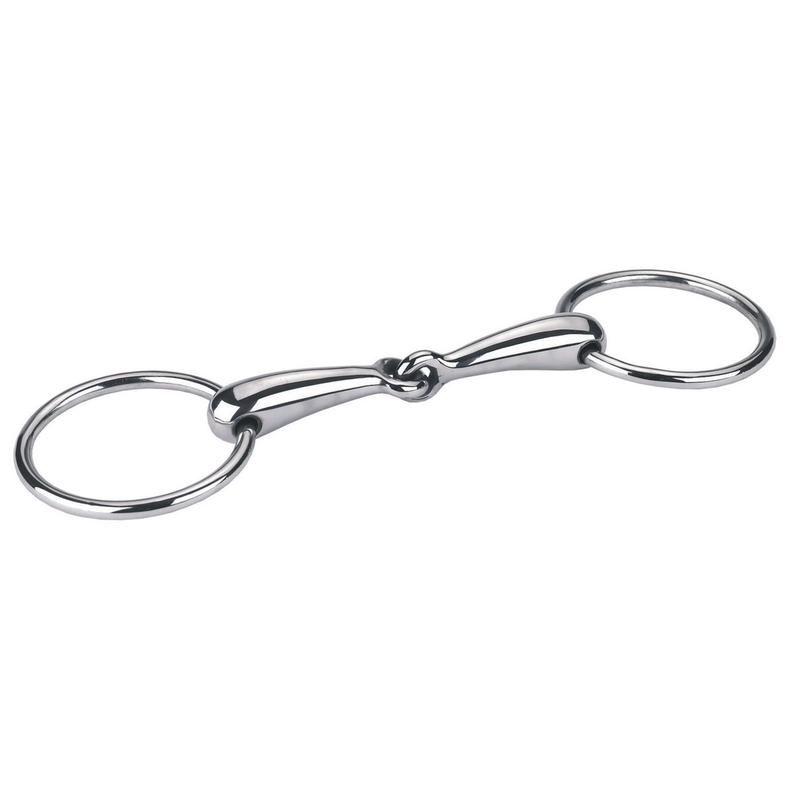 Kerbl Snaffle Loose Ring Bit S.s RVS RVS