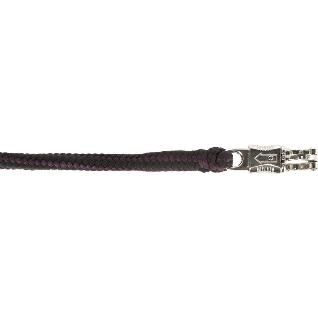 Covalliero Lead Rope Hippo with Panic Snap Aubergine/Anthracite