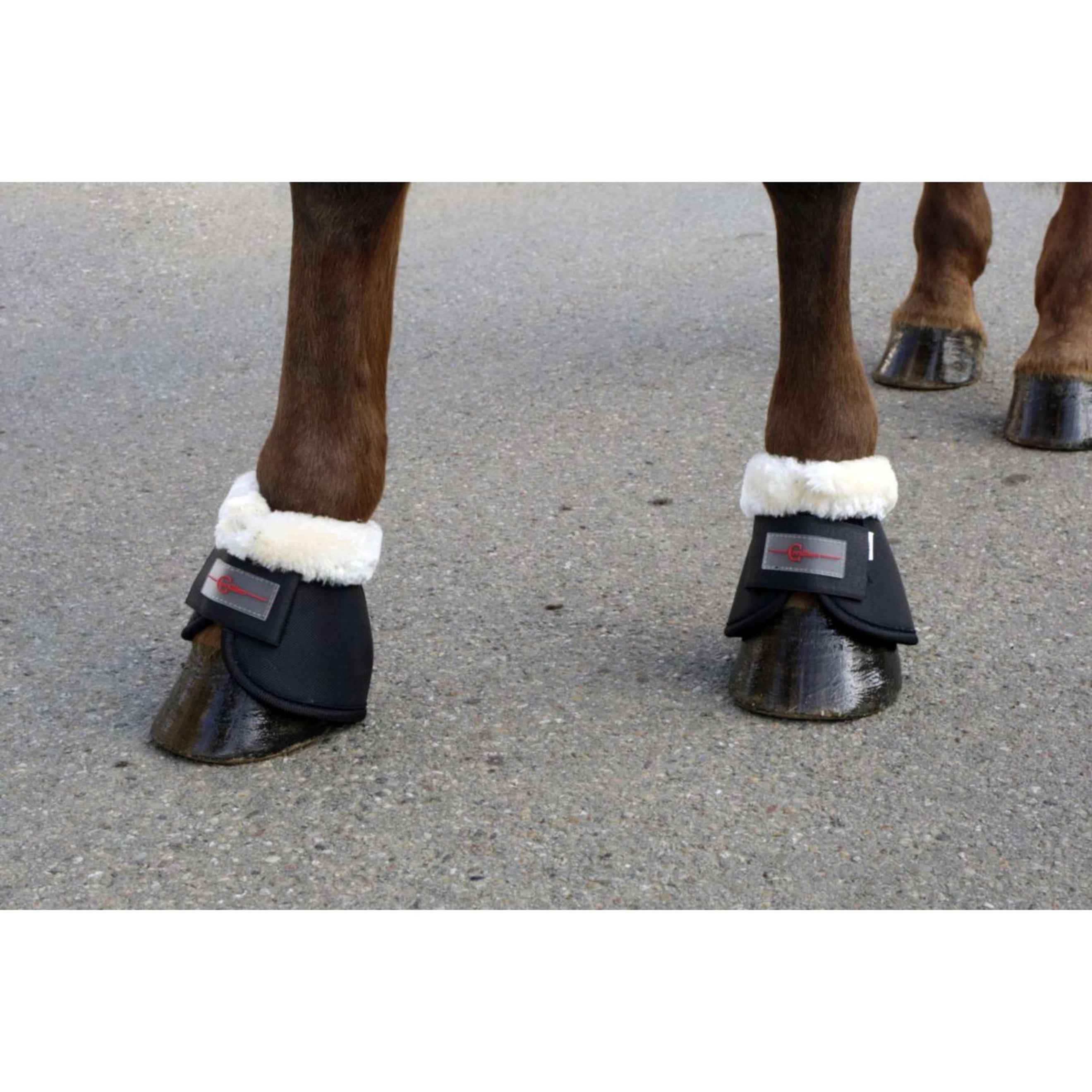 Covalliero Bell Boots Teddy Fleece Black Covalliero Bell Boots Teddy Fleece Black