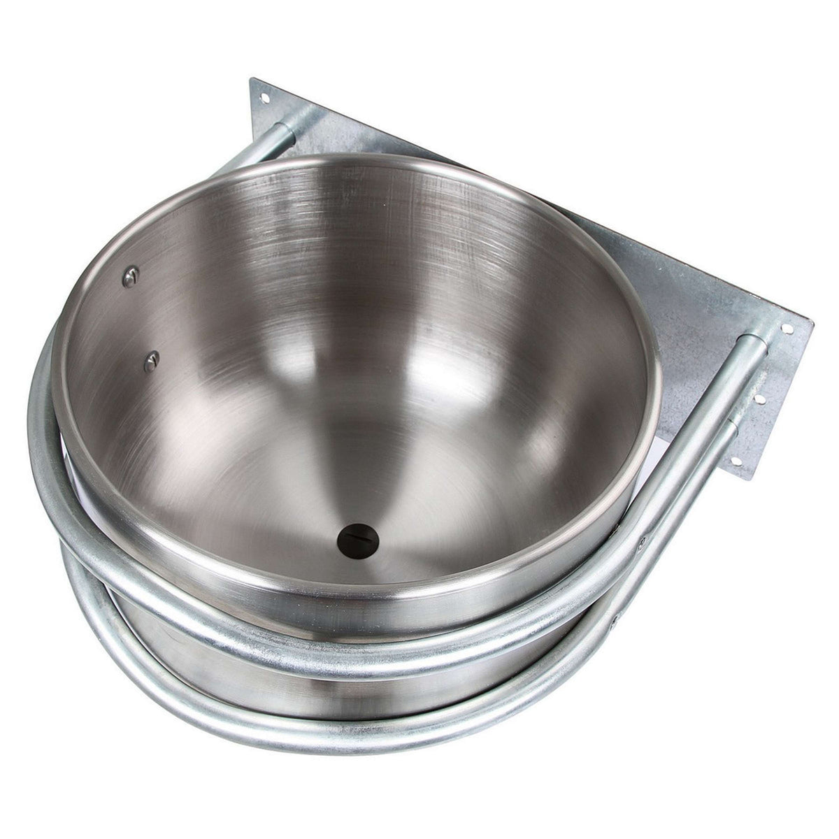 Kerbl Feeding Trough Stainless Steel, Round