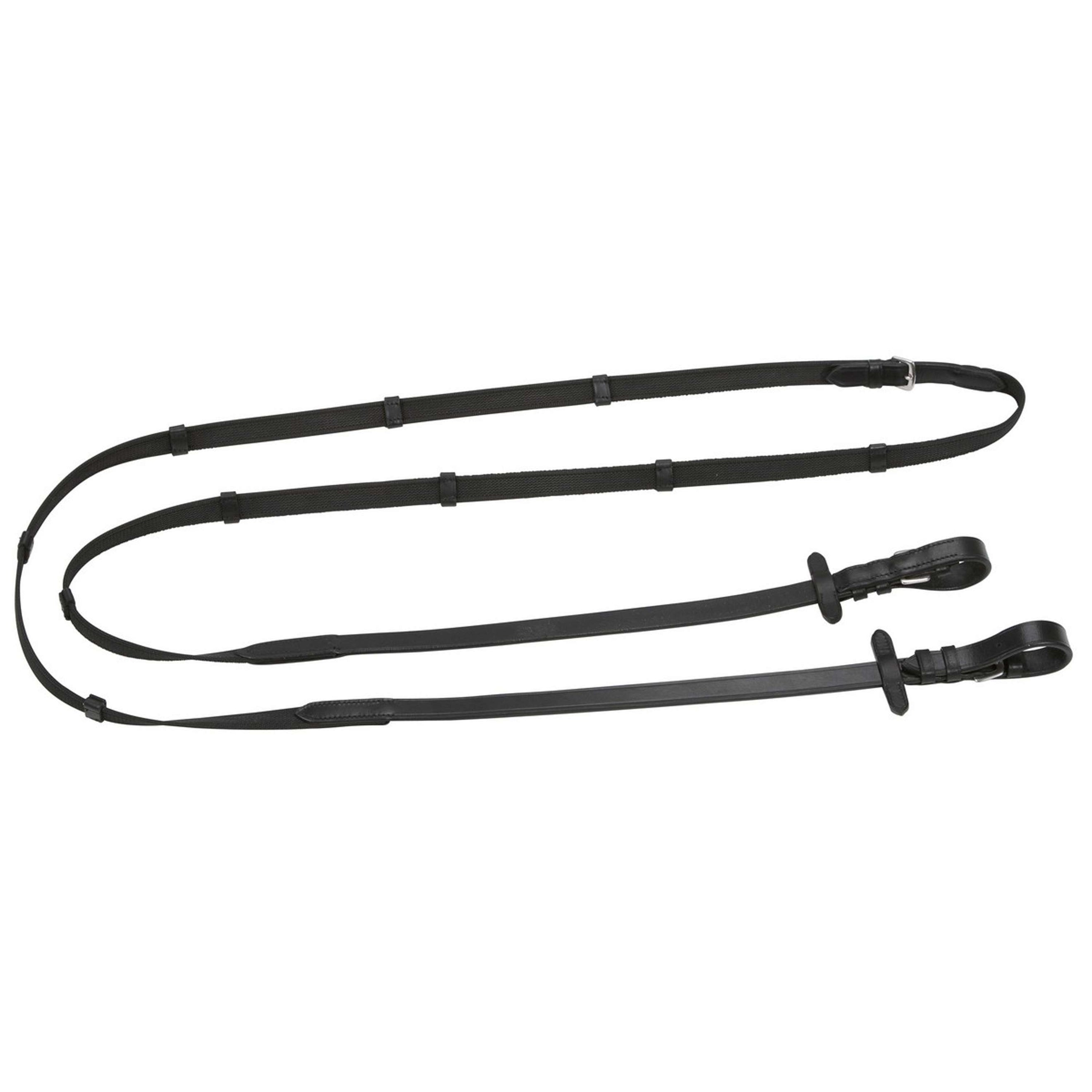 Kerbl Anti-Slip Rubber Reins Black Kerbl Anti-Slip Rubber Reins Black