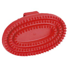 Kerbl Oval Rubber Currycomb Junior Red
