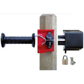 Ako Gate Lock Black/Red