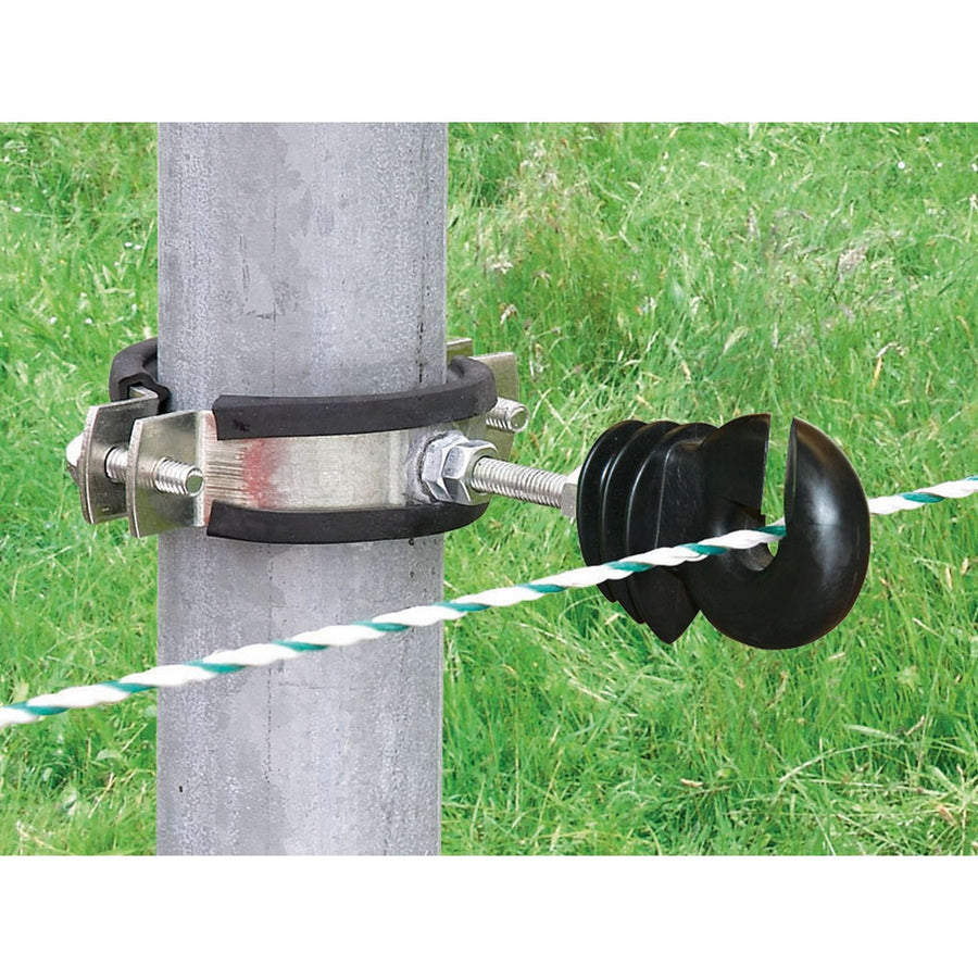 Ako Fastening Ring for Round Posts Black