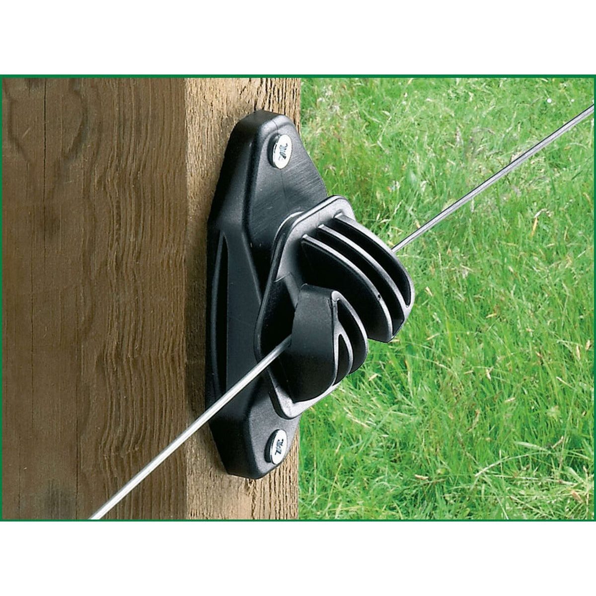 Ako Permanent Fencing Insulator Highland 10 Pieces Black