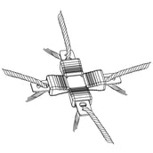 Ako Wire Cross-connector Litzclip Up To 3mm