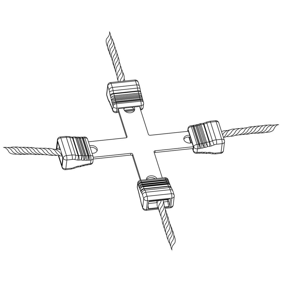 Ako Wire Cross-connector Litzclip Up To 3mm