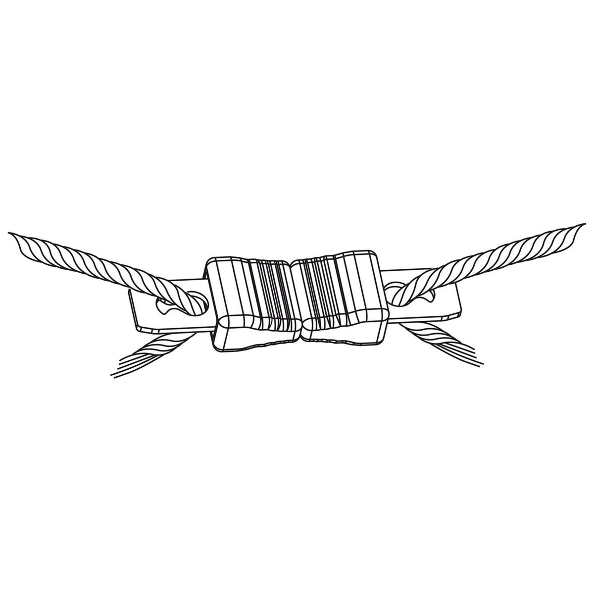 Ako Repair Set Litzclip Galvanized 8 Parts