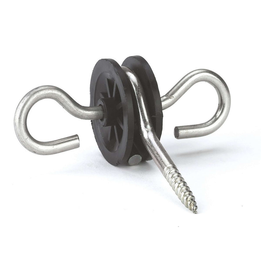Agradi Power Gate Handle Insulator Galvanised 2 Hooks 10 Pieces